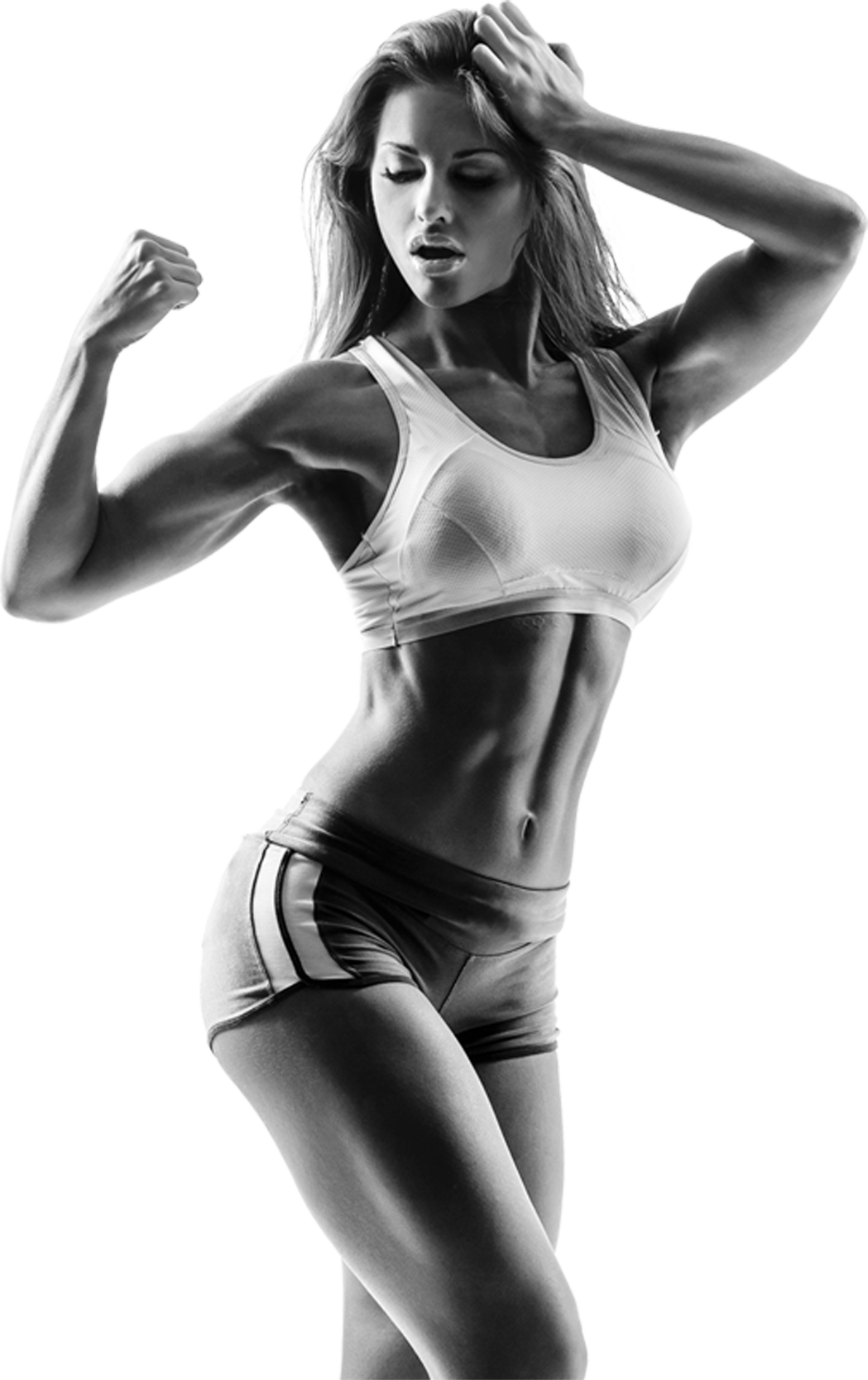 She Lifts Strength Training Program For Women - Woman Lifting Png Clipart (1049x1667), Png Download