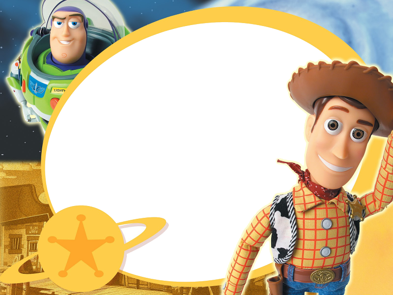 Shrek Clipart Toy Story - Marcos Para Fotos De Toy Story - Png Download (800x600), Png Download