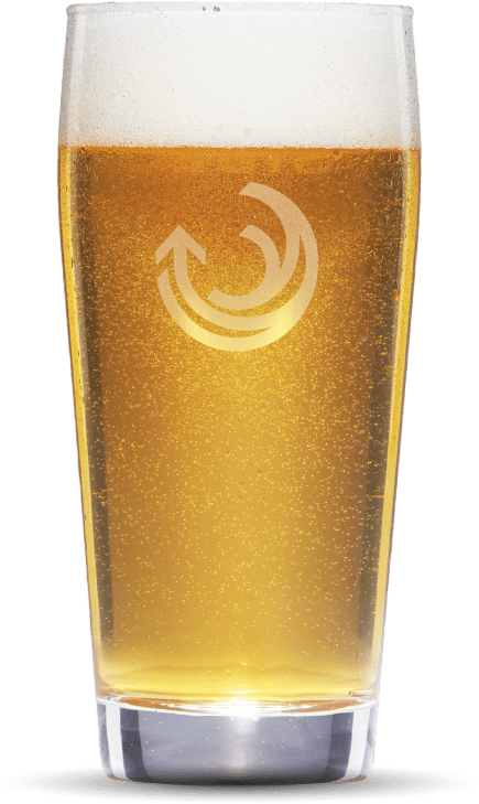 Lunch Break - Pint Glass Clipart (460x1000), Png Download