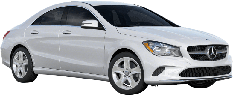 Polar White - 2017 Mercedes Cla Coupe Clipart (1440x600), Png Download