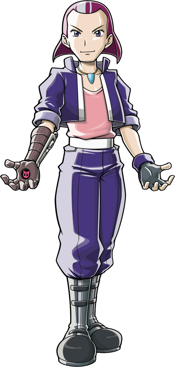 Pokemon Ranger Guardian Signs Purple Eyes Clipart (610x1280), Png Download
