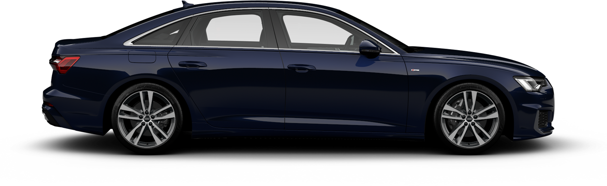 A6 Saloon - Audi A6 Clipart (2477x907), Png Download