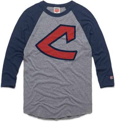 Cleveland Indians 1973 Raglan - Long-sleeved T-shirt Clipart (600x600), Png Download