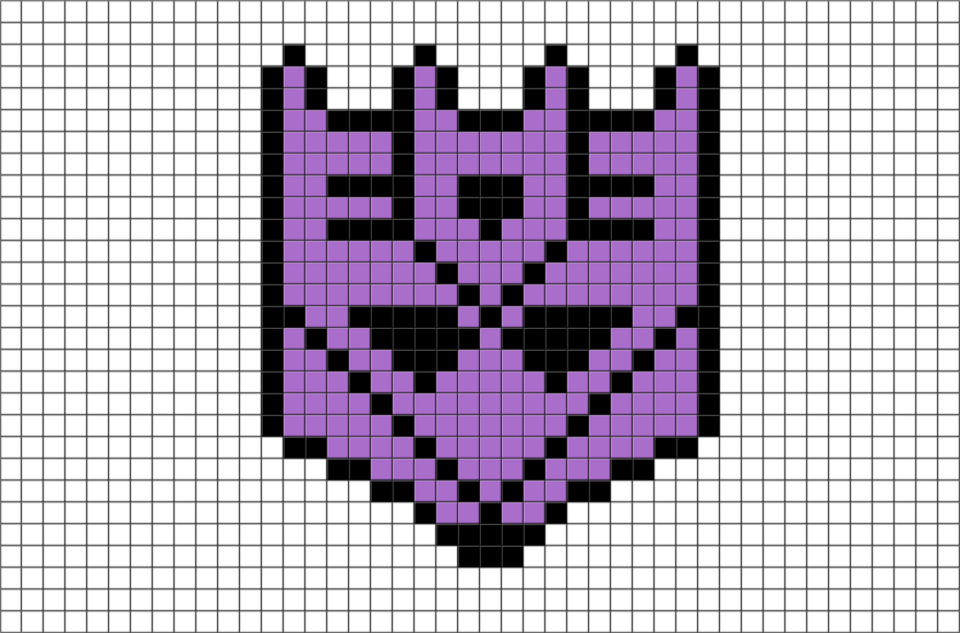 Transformers Logo Pixel Art Clipart (880x581), Png Download