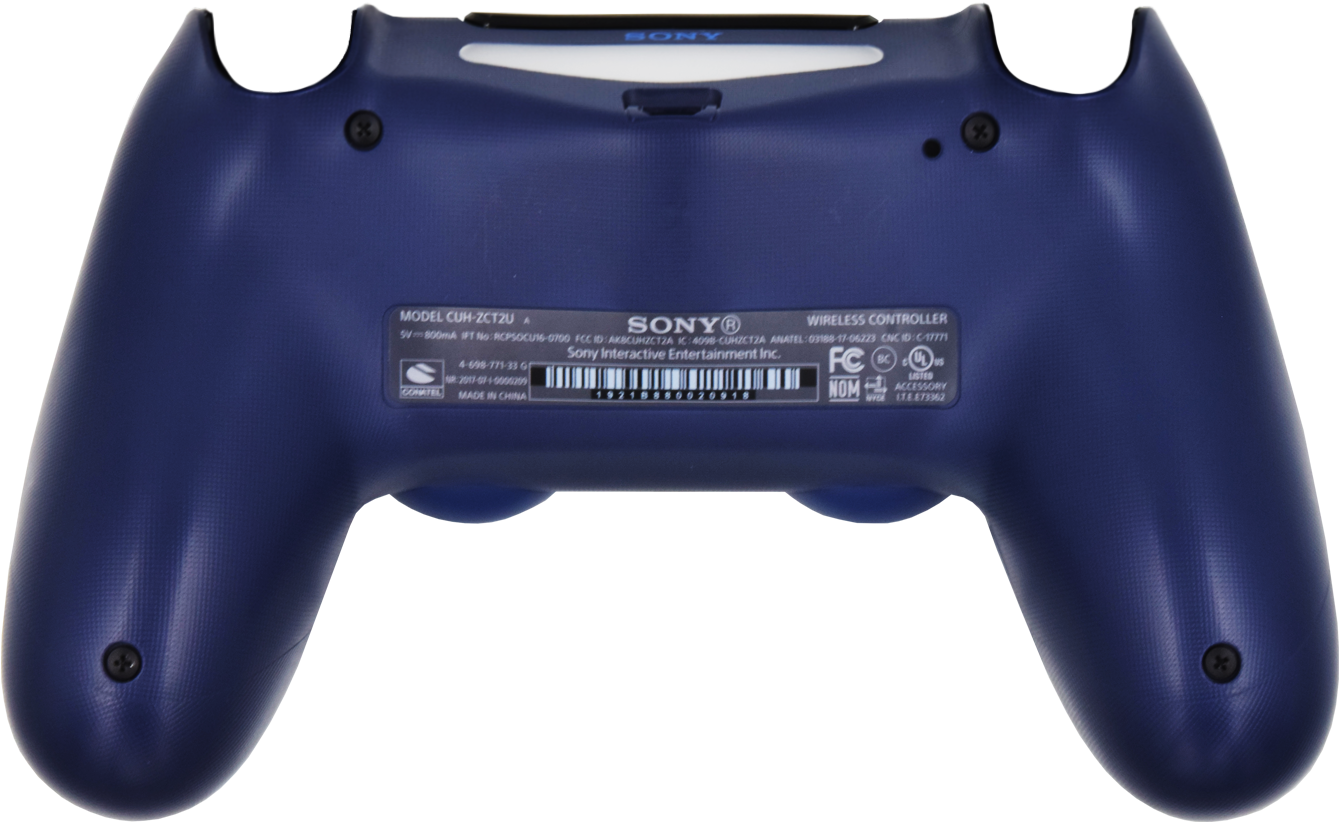 Ps4 Controller Midnight Blue Back Shell Clipart (1600x1000), Png Download
