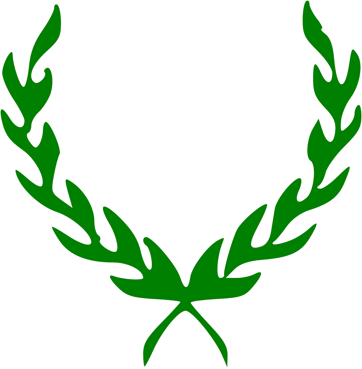 Laurel Wreath Rome Cesar Leaf Png Image - Circle Leaf Logo Png Clipart (1258x1280), Png Download