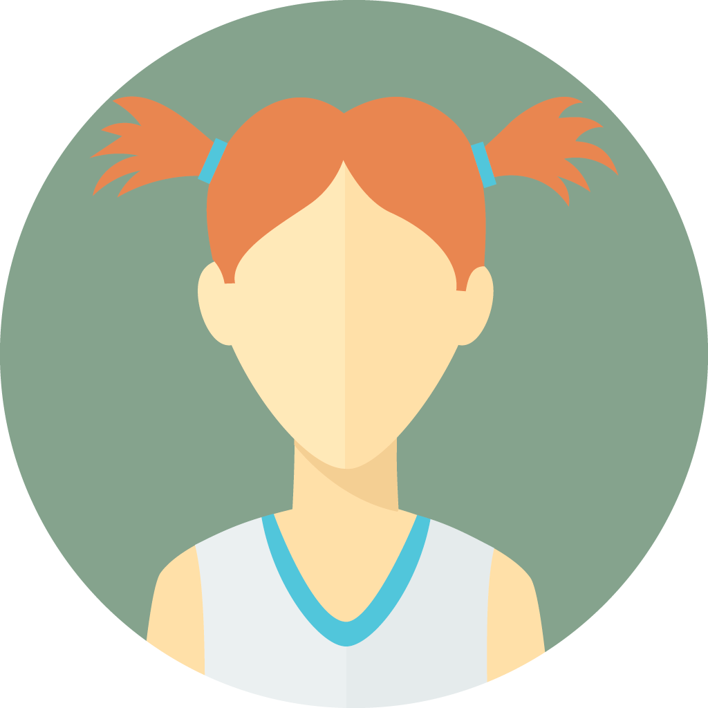 People Avatar 1 - Student Flat Png Clipart (1024x1024), Png Download