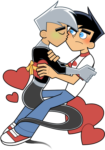 Only In This World Would Danny Get Shipped To Himself - Cartoon Clipart (522x698), Png Download