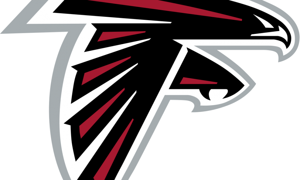 Atlanta Falcon Logo Clip Art - Atlanta Falcons Logo - Png Download (1000x600), Png Download