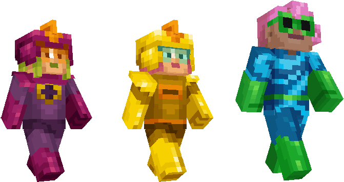 The Incredibles Skin Pack Is Out Today You Can Find - Mrs Incredible Minecraft Skin Clipart (748x421), Png Download