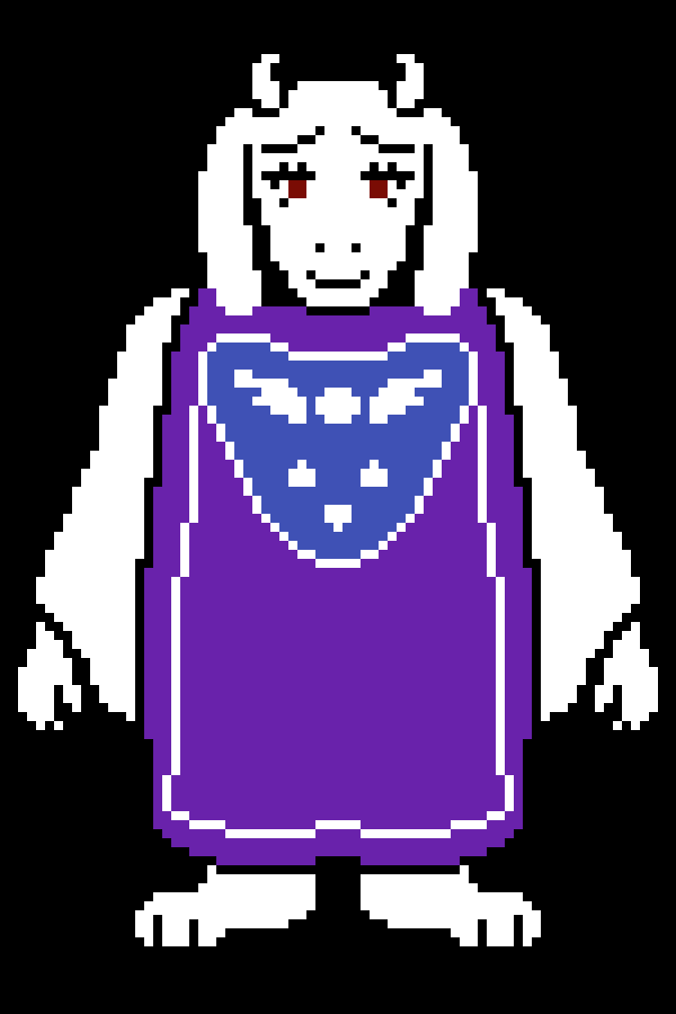 Toriel - Undertale Characters Toriel Clipart (750x1125), Png Download