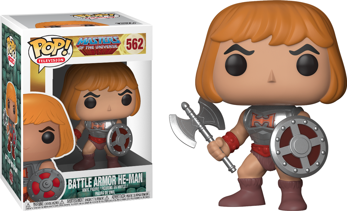 Pop Figure Masters Of The Universe He Man Battle Damaged Clipart (1174x715), Png Download
