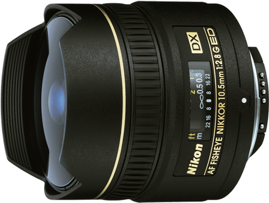 Af - Nikon Fisheye Lens Clipart (700x595), Png Download