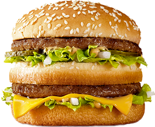 #tumblr #stickers #mc #bigmac #mac #origftestickers - Sanduiche Big Mac Clipart (312x255), Png Download