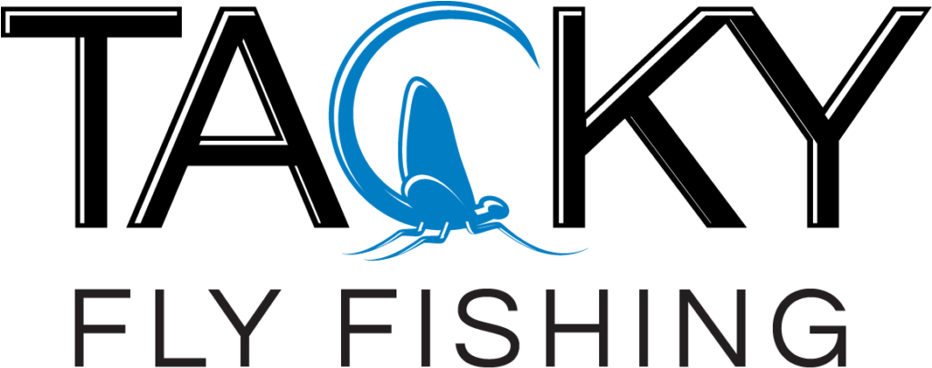 Menu - Tacky Fly Fishing Logo Clipart (1024x429), Png Download