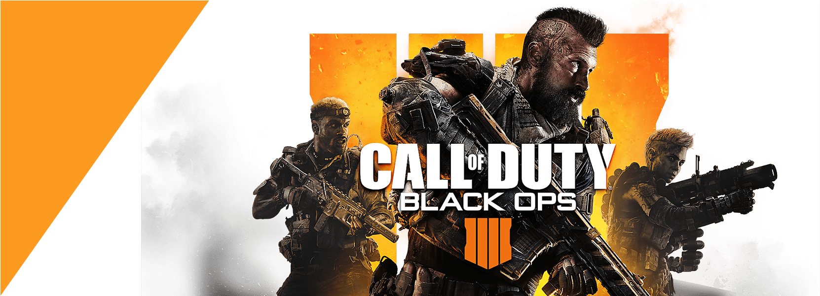 Call Of Duty Black Ops - Call Of Duty Black Ops 4 Render Clipart (1920x600), Png Download
