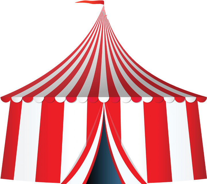 Stuff Circus - Blue Circus Clipart (800x800), Png Download