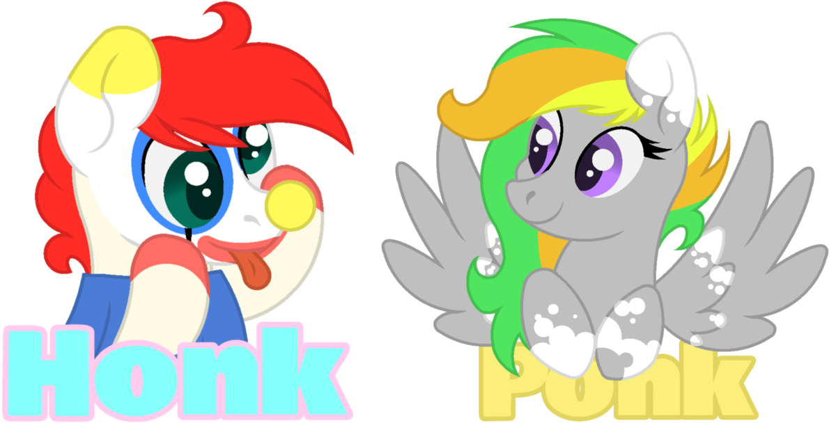 Onlineodd, Badge, Clown, Con Badge, Cute, Earth Pony, - Cartoon Clipart (1280x812), Png Download