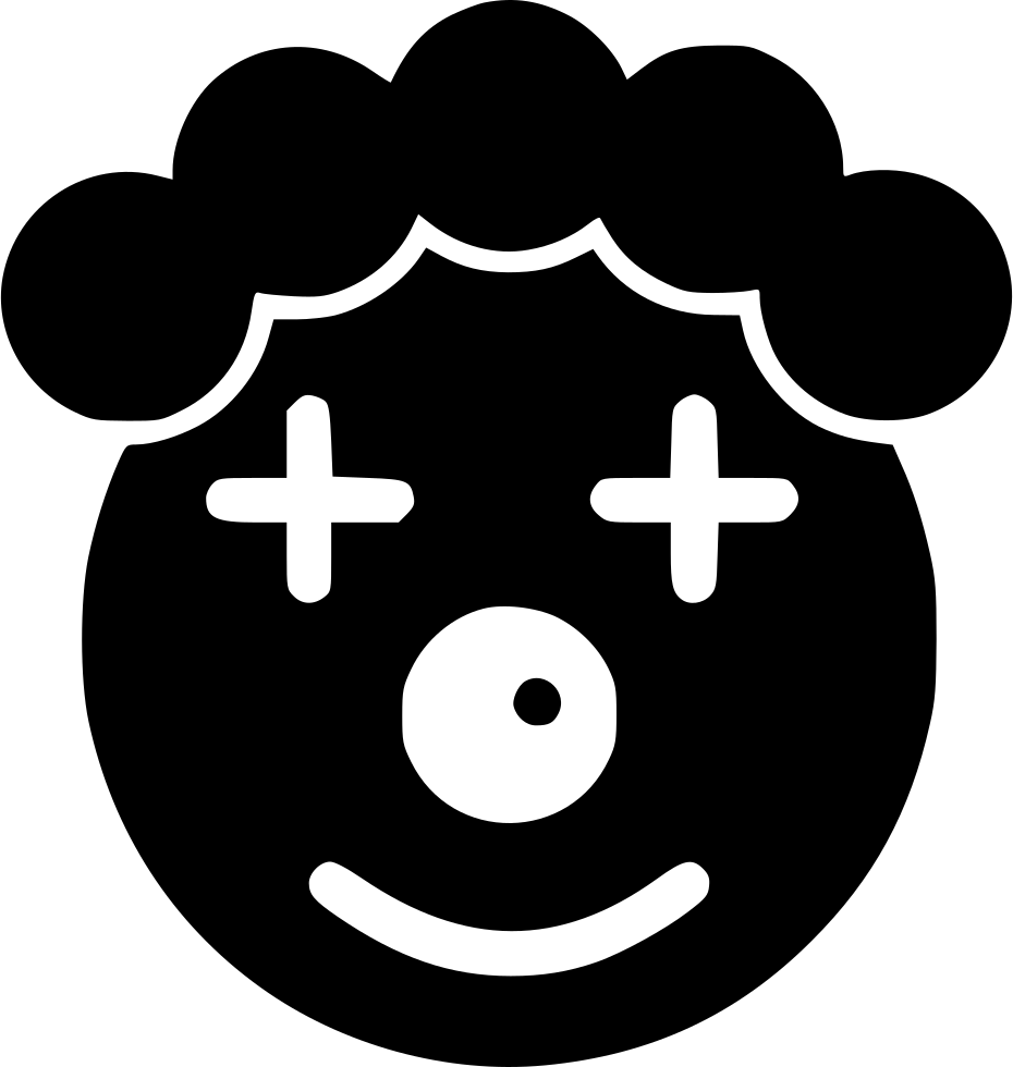Clown Face Png Clipart (930x980), Png Download