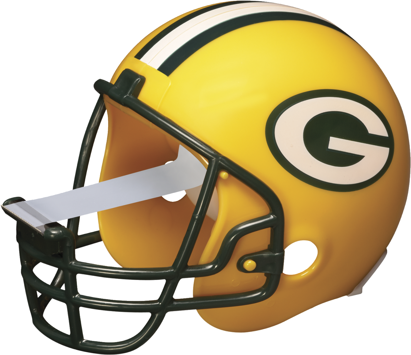 Scotch Nfl Green Bay Packers Helmet Tape Dispenser - Novelty Tape Dispenser Clipart (1399x1207), Png Download