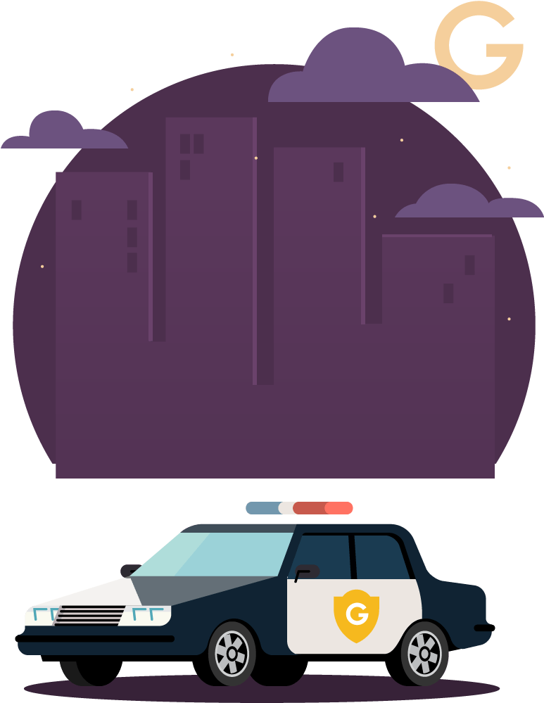 The Skinny On Black Hat Link Building - Police Car Clipart (850x1040), Png Download