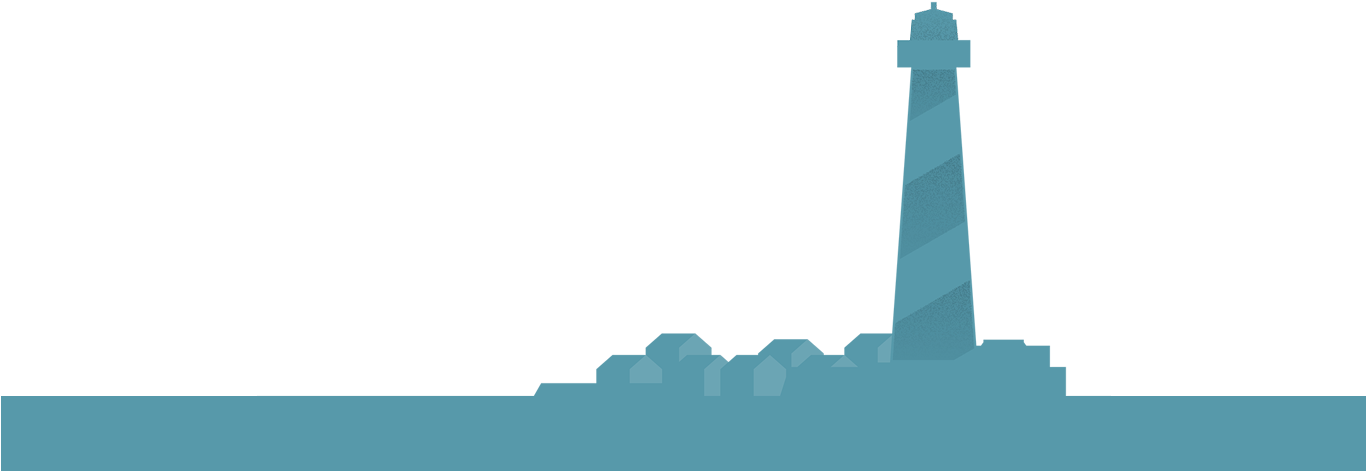 58% - Lighthouse Clipart (1365x570), Png Download