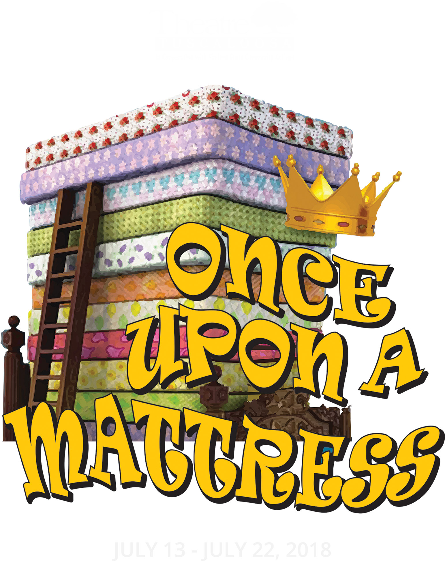 Princess And The Pea Mattress Clipart (1800x2400), Png Download