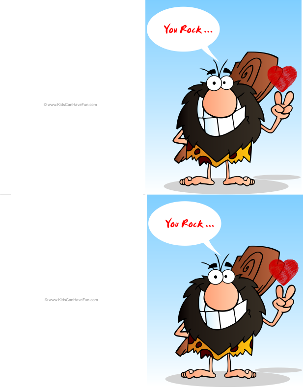 Valentine Caveman - Cat With Peace Sign Clipart (617x791), Png Download
