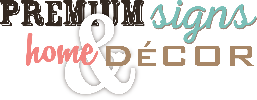 Premium Signs & Home Decor - Graphic Design Clipart (1069x417), Png Download