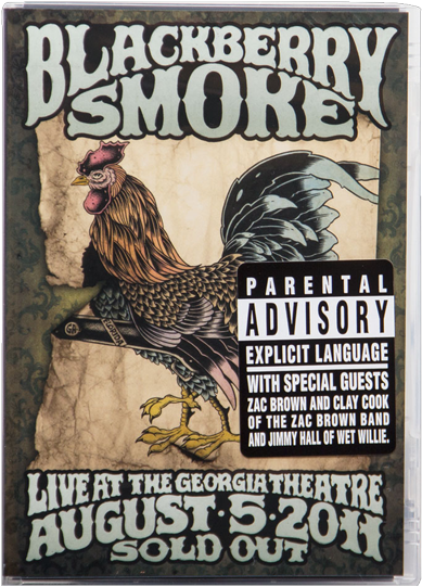 Dvd - Blackberry Smoke Live In Georgia Theater 2011 Dvd Clipart (600x600), Png Download
