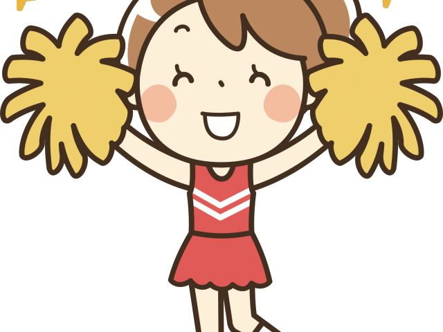 Cheerleader Art - Cheerleading Pom Poms Clipart - Png Download (640x480), Png Download