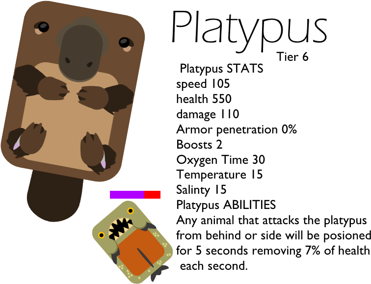 Animal[animal]platypus Clipart (800x600), Png Download