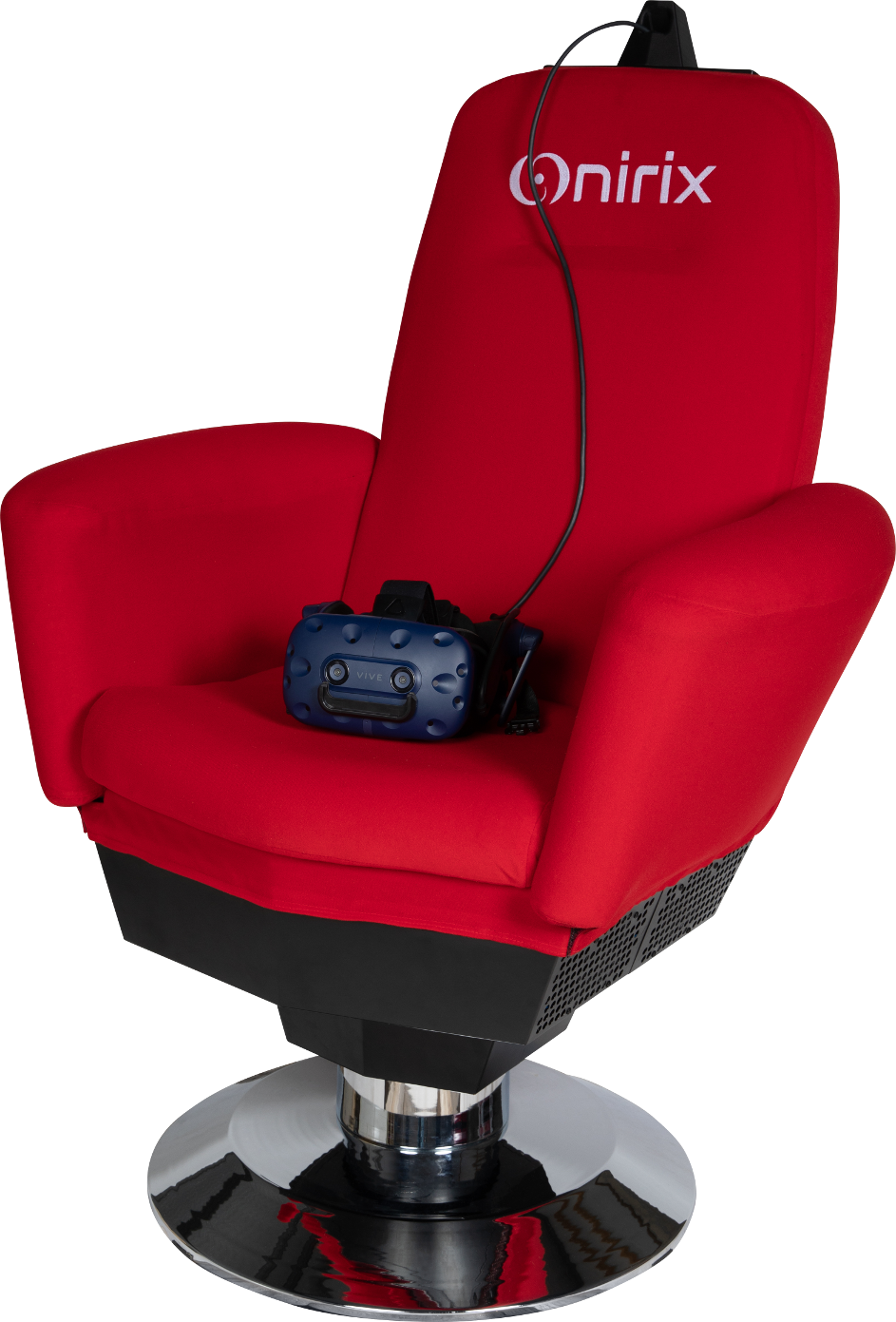 A High-end Virtual Reality Headset - Barber Chair Clipart (943x1391), Png Download