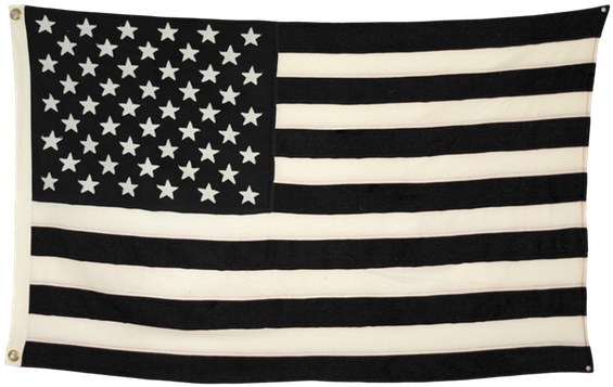 White American Flag Png - Black And White American Flag Tapestry Urban Outfitters Clipart (680x453), Png Download