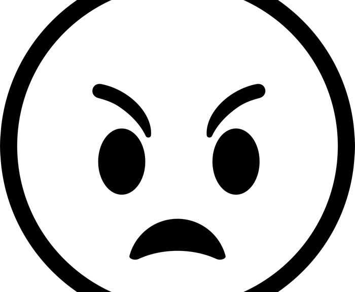 It's Easy To Be Angry - Emoji Clipart (700x576), Png Download