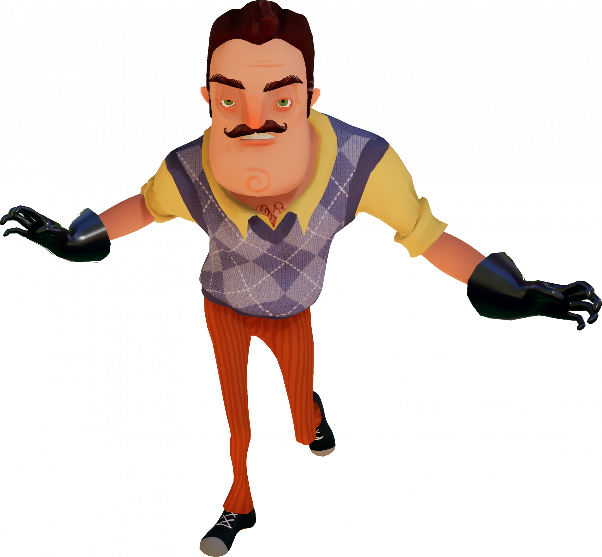 Amazoncom Hello Neighbor Animated Song Alex Steven - Cartoon Clipart (1920x1776), Png Download