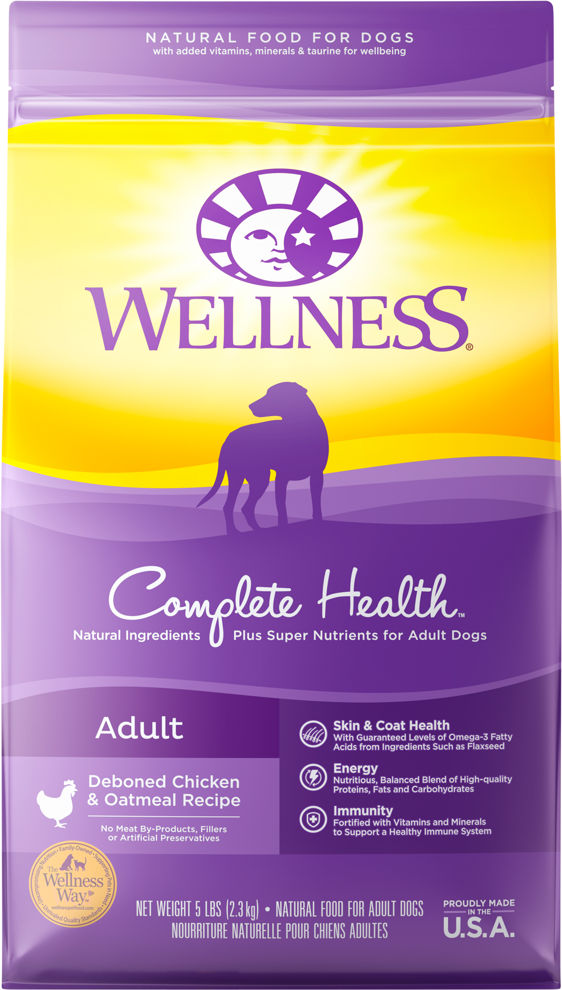Related Products - Wellness Complete Health Dog Food Clipart (2000x2000), Png Download