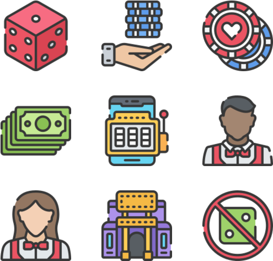 Gambling - Icon Clipart (600x564), Png Download