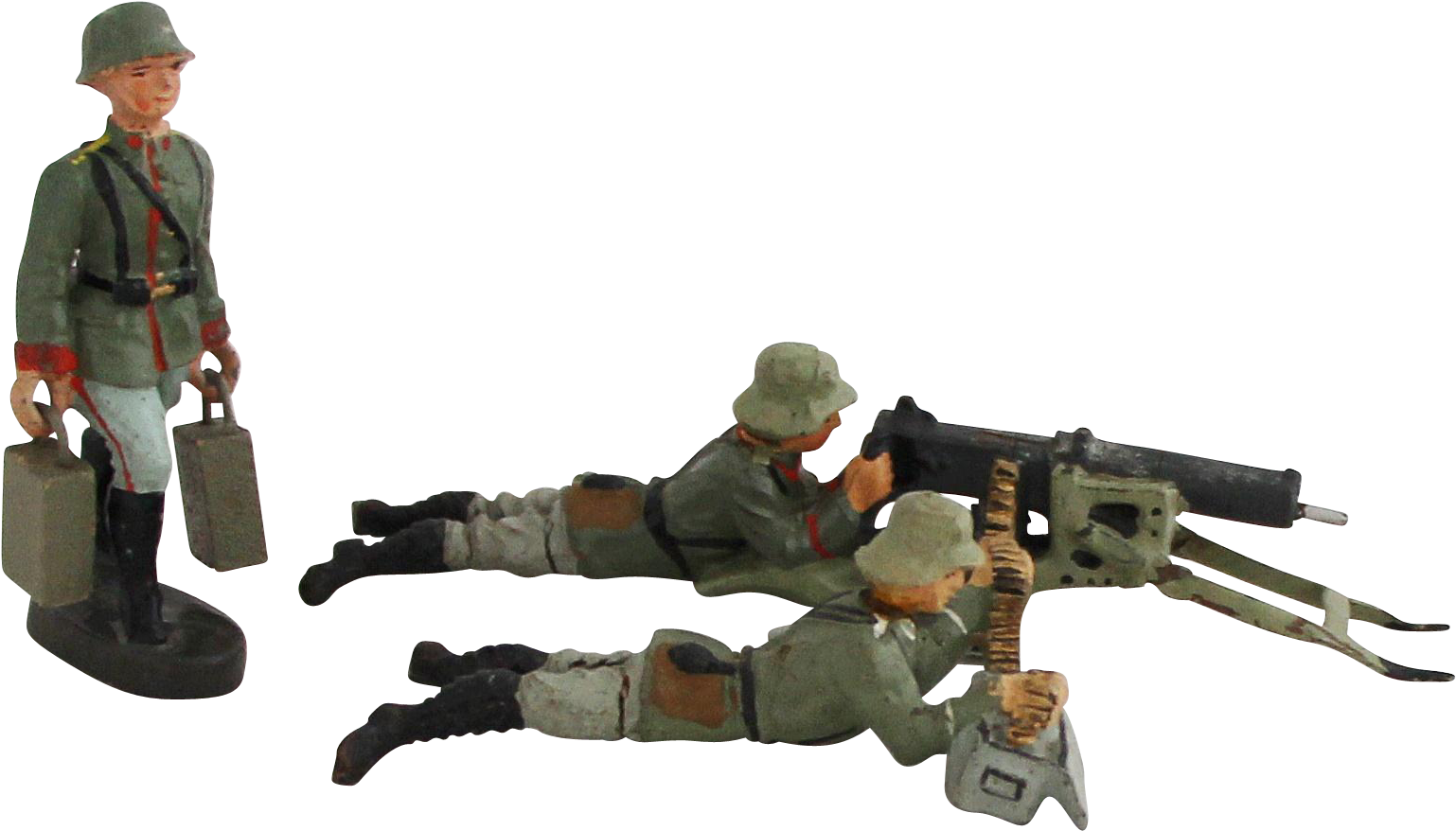 Vintage 1930s German Heavy Machine Gun Mg 08 Crew In - Sniper Clipart (1537x1537), Png Download