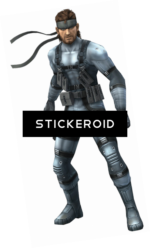 Metal Gear Png - Super Smash Bros Brawl Snake Clipart (516x849), Png Download