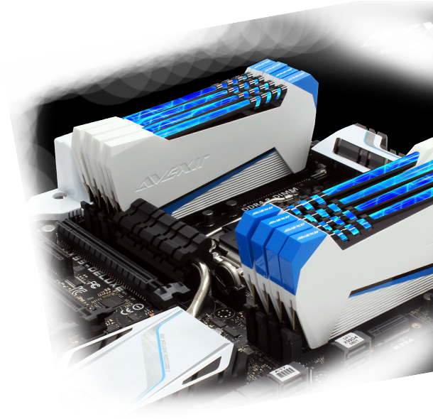 2x8gb Avexir Raiden 2400mhz Lightning Ram , Png Download - Electronics Clipart (610x590), Png Download