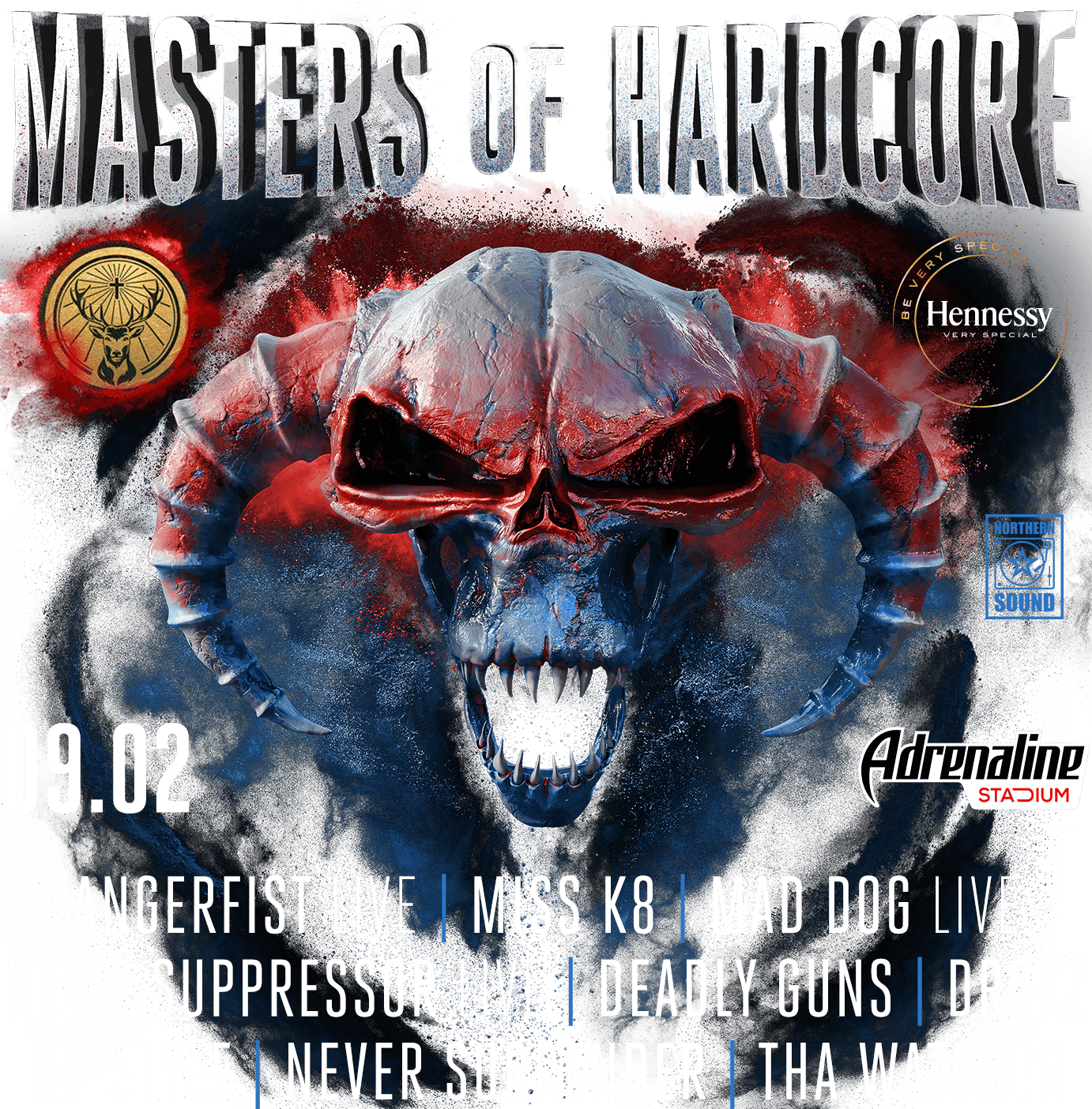 Masters Of Hardcore Russia - Poster Clipart (1382x1404), Png Download