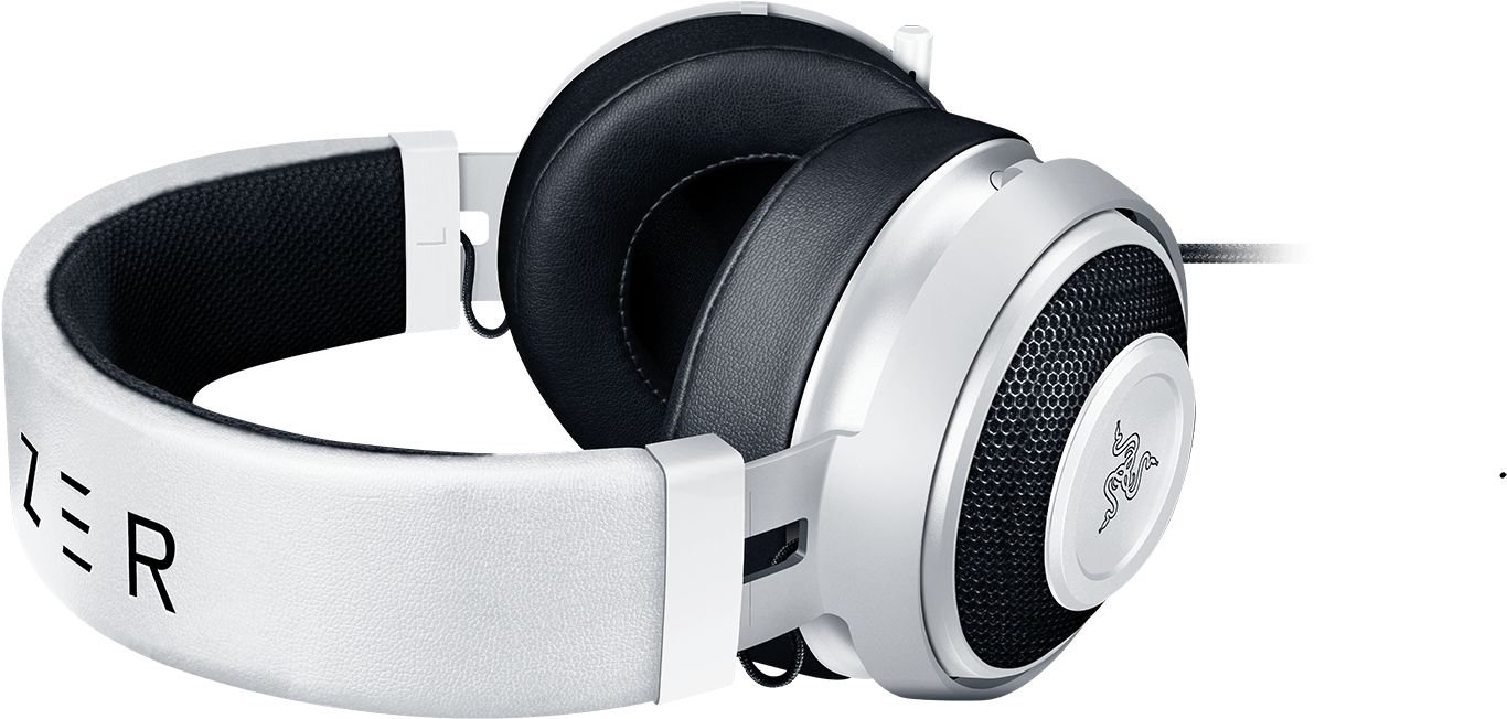 A Gaming Headset Designed For Maximum Comfort And Zero - Razer Kraken White Pro V2 Clipart (1500x1001), Png Download