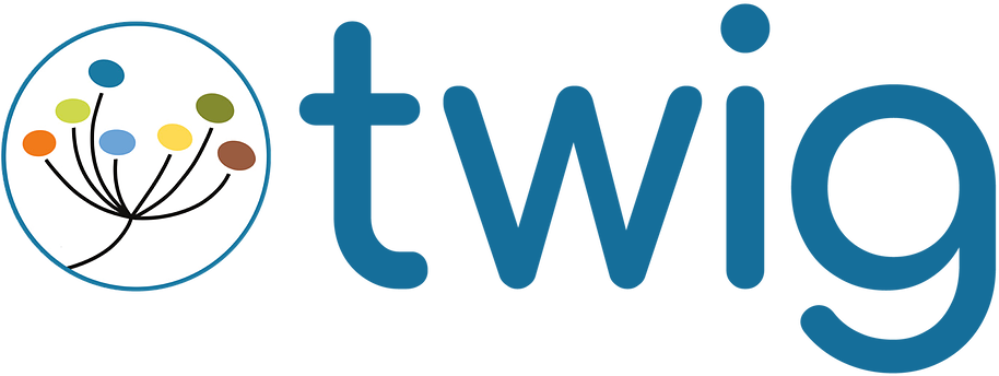Twig Blue Logo - Vector Clipart (931x396), Png Download