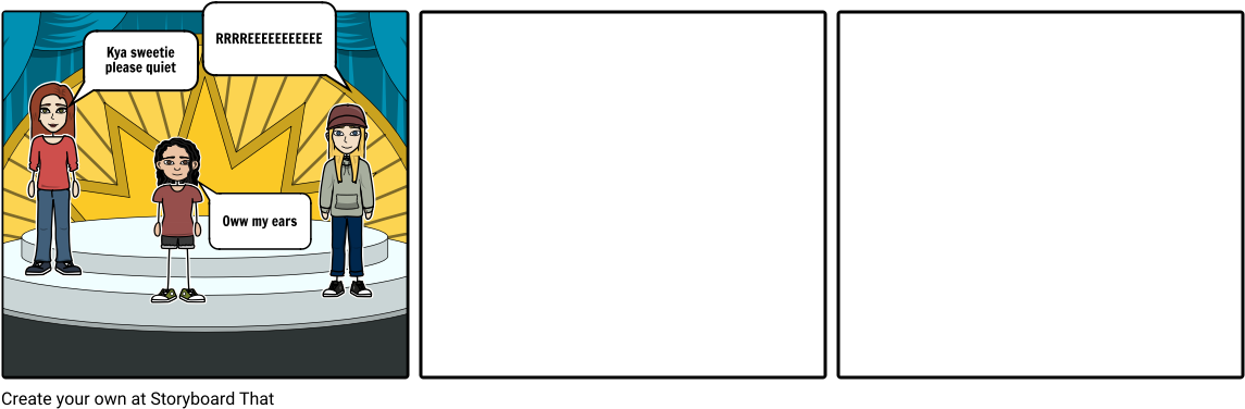 Catstrich And Daddy - Cartoon Clipart (1164x385), Png Download
