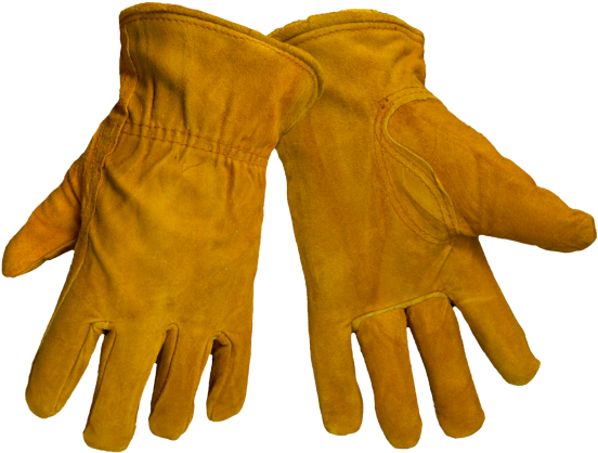 Winter Gloves Png Image - Raw Leather Gloves Clipart (560x560), Png Download