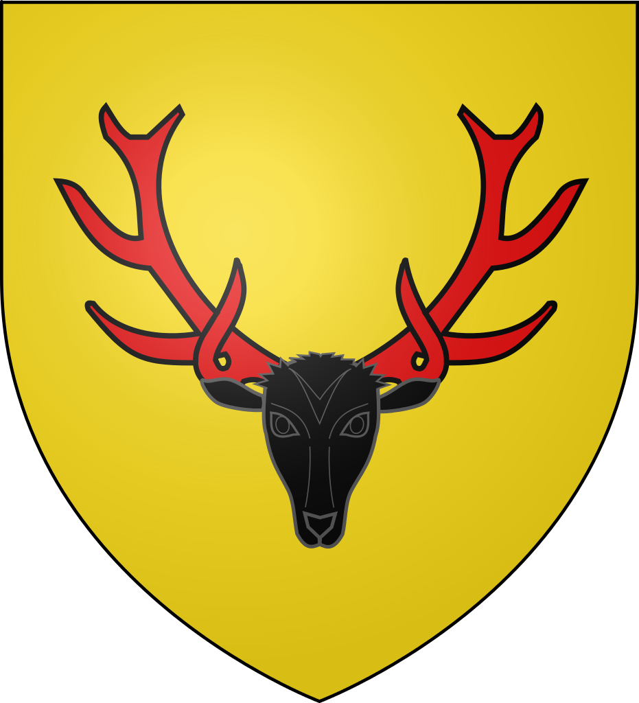 Antler Clipart Coat Arm - Clan Calder - Png Download (931x1024), Png Download
