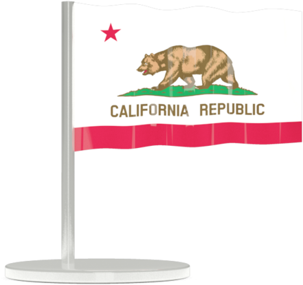 California State Flag Clipart (640x480), Png Download