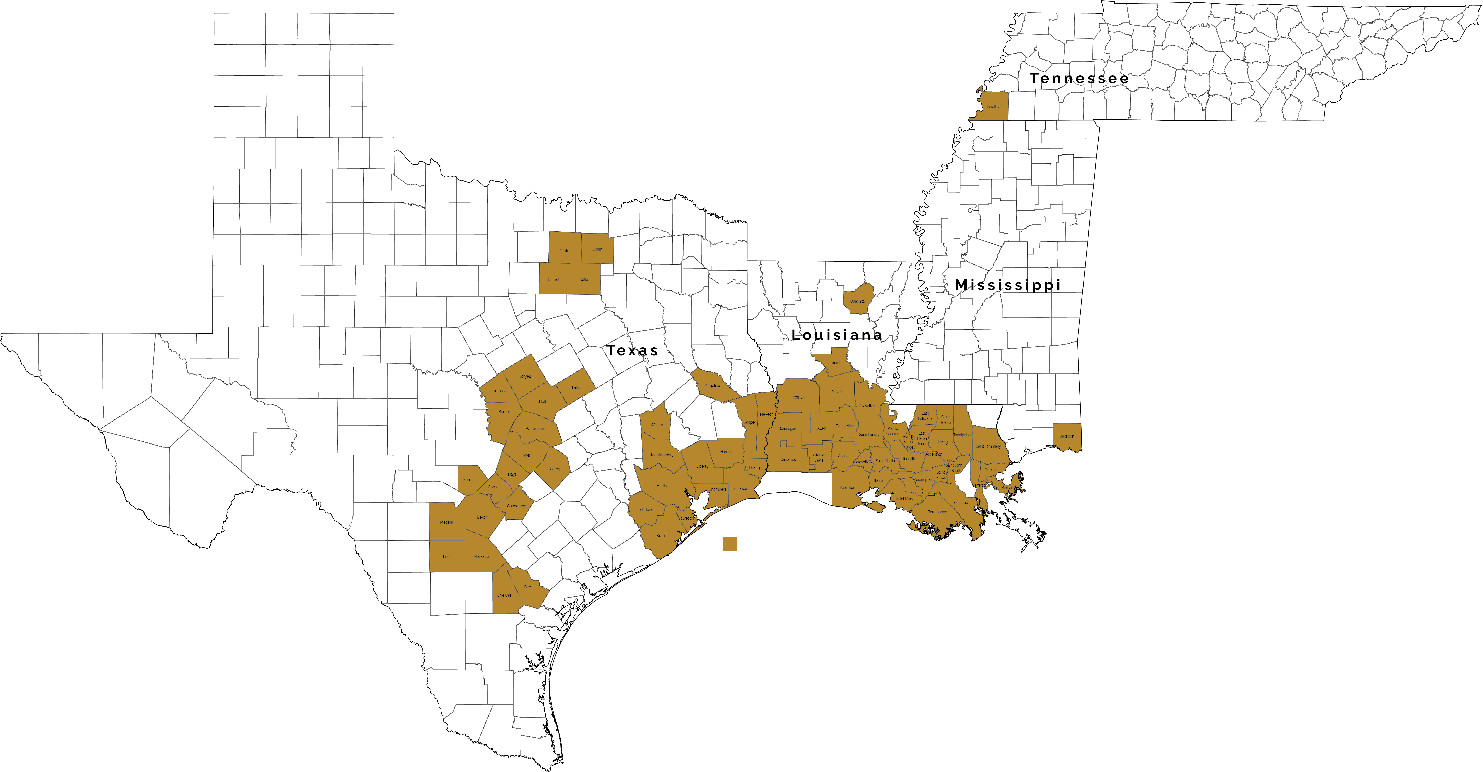 “never In My Wildest Dreams Did I Ever Think Our Operations - Map Of Texas Counties Clipart (5869x3055), Png Download