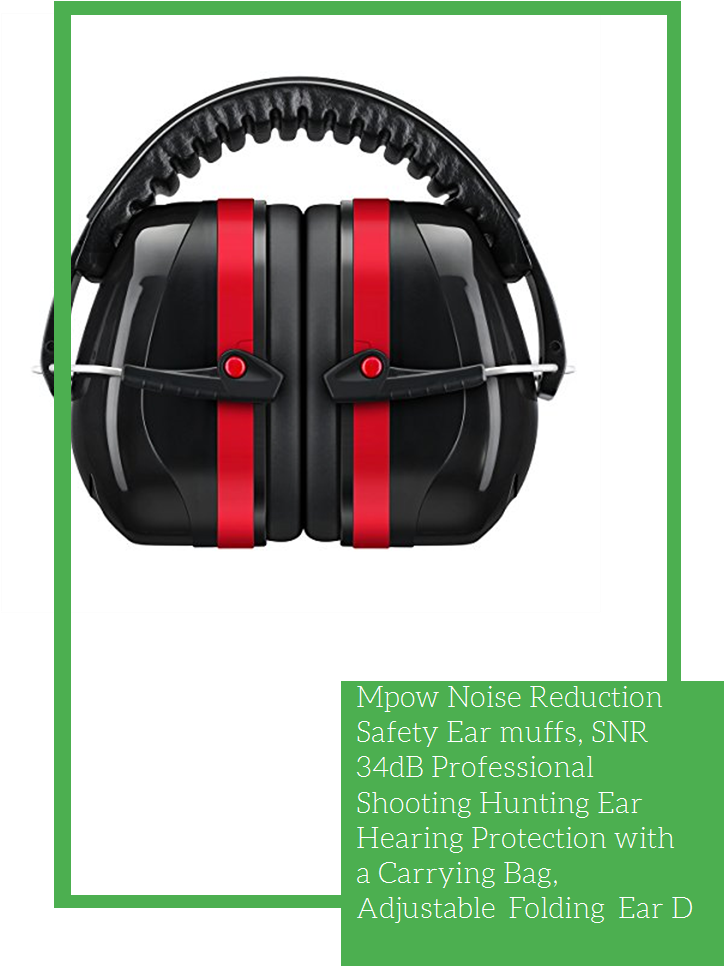 Mpow Noise Reduction Safety Ear Muffs, Snr 34db Professional - Earmuffs Clipart (724x966), Png Download